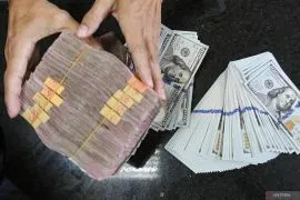 Rupiah hari ini menguat seiring kekhawatiran atas kesehatan fiskal AS