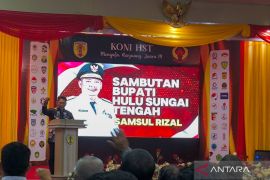 Bupati HST harapkan KONI gaet dunia usaha tingkatkan prestasi atlet