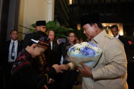 Kehangatan diaspora Indonesia sambut kedatangan Presiden Prabowo di Bangkok