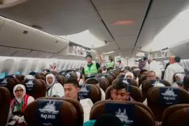 Jamaah calon haji kloter pertama Aceh tiba di Jeddah