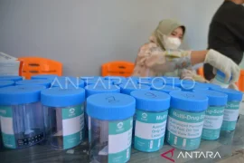 Pegawai dan warga binaan Lapas Bulukumba di tes urine narkoba