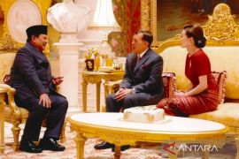 Prabowo diterima Raja Thailand di Amphorn Royal Palace Bangkok