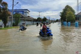 Tanjung Selor Dilanda Banjir Akibat Luapan Sungai Kayan