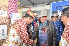 Stand UMKM Barito Utara kenalkan potensi daerah di Kalteng Expo 2025