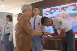 Enam pelajar terbaik Babel ikuti seleksi paskibraka tingkat nasional