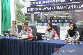 Kemenkum Kalsel bekali 16 tunas Pengayoman terkait budaya kerja