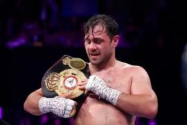 Hentikan Fisher, David Allen rebut gelar WBA Intercontinetal