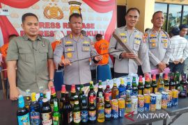 Polresta Bengkulu tangkap 23 tersangka selama Operasi Pekat Nala 2025