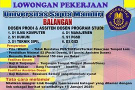 Univsm Balangan buka lowongan kerja bagi dosen dan Asdos