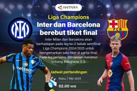 Liga Champions: Inter Milan dan Barcelona berebut tiket final