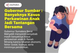 Gubernur Sumbar : Banyaknya kasus perkawinan anak jadi tantangan bersama