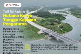 Tarif Tol Padang-Sicincin, Hutama Karya tunggu Kepmen pengaturan