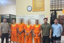 Polda Kaltim tangkap 4 terduga perampasan kendaraan di Balikpapan