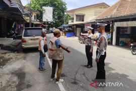 Polres Bangka Barat latih juru parkir dukung tertib lalu lintas