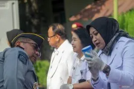 Tes urine petugas Lapas dan Rutan