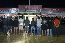 Polres HST ringkus sepuluh terduga pemakai narkoba di wilayah Pegunungan