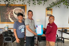 Tim penjaringan terima berkas pendaftaran calon Ketua PWI Serdang Bedagai