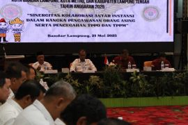 Imigrasi kelas I TPI Bandarlampung selenggarakan rakor pengawasan orang asing