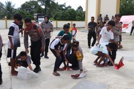 Polres Maluku Tengah lakukan trauma healing bagi anak korban konflik Seram Utara