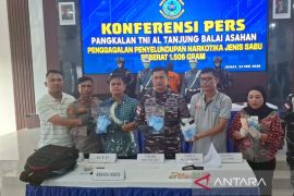 Tim Gabungan TNI-AL TBA gagalkan penyelundupan 1.506 gram sabu dari Malaysia
