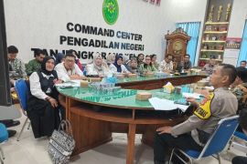 Pengadilan sosialisasikan administrasi elektronik kepada aparatur penegak hukum