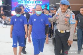 Polres Subang tangkap empat orang preman pemalak sopir truk