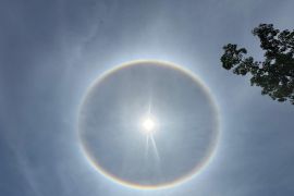 Fenomena Halo Matahari tampak di langit Siak, ini penjelasan BMKG