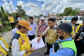 BPJN Kalsel petakan utilitas jalan Nasional di Bundaran Bungur