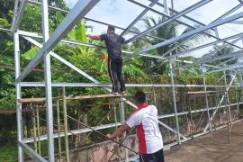Kodam IM  bangun 62 Unit Solar Dryer Dome