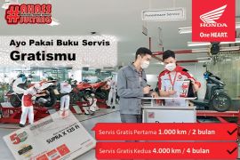 Honda Sulteng edukasi konsumen pentingnya pemanfaatan kartu servis gratis