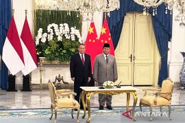 ANTARA kerja sama dengan CMG dan Xinhua disaksikan Prabowo-Li Qiang