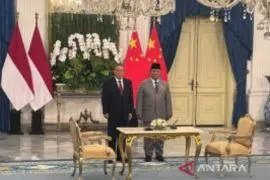 ANTARA kerja sama dengan CMG dan Xinhua disaksikan Prabowo-Li Qiang