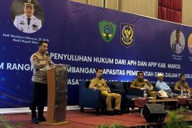 Kapolres Maros sosialisasi Call Center 110 tingkatkan Kamtibmas