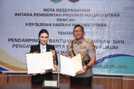 Pemprov Malut-Polda sepakati nota kesepahaman wujudkan keamanan daerah