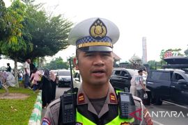 Satlantas Polres Batanghari amankan keberangkatan CJH 2025