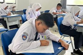 Peserta seleksi Pemali Boarding School PT Timah berjuang lulus