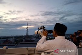 Kemenag Kalsel: Pantauan hilal awal Dzulhijjah 1446 H tertutup awan tebal
