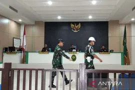 Hakim vonis oknum TNI terlibat pembunuhan dengan hukuman seumur hidup
