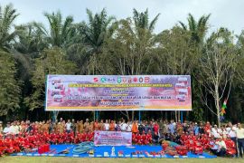 PT Sukajadi Sawit Mekar gelar sosialisasi pencegahan dan simulasi penanggulangan karhutla