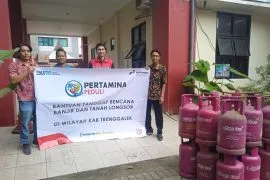 Pertamina salurkan Bright Gas untuk bantu dapur umum banjir Trenggalek