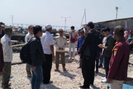 Kepulauan Seribu survei awal pembangunan tanggul di Dermaga Benteng