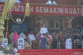 Wali Kota Surabaya sampaikan capaian pembangunan saat HJKS