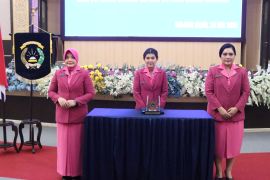 Ketua Bhayangkari Daerah Kaltara Pimpin Upacara Sertijab Ketua Seksi Kebudayaan