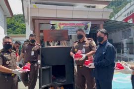 Cegah penyalahgunaan Kejari Jayapura musnahkan barang bukti 173perkara