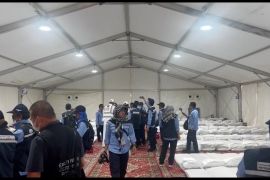 Dirjen Haji Cek Persiapan tenda untuk Wukuf di Arafah & Mabit di Mina