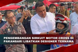 Pengembangan sirkuit motor cross di Pakansari libatkan designer ternama