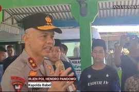 Video - Kapolda Babel bagikan Al Quran di dua panti asuhan