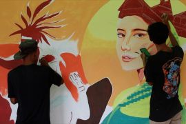 Mural jadi ajang kreativitas dan edukasi budaya di Kalbar