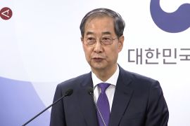Presiden sementara Korea Selatan Han Duck-soo mengundurkan diri