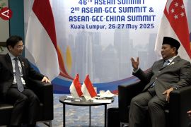 Prabowo dan PM Singapura gelar pertemuan bilateral di sela KTT